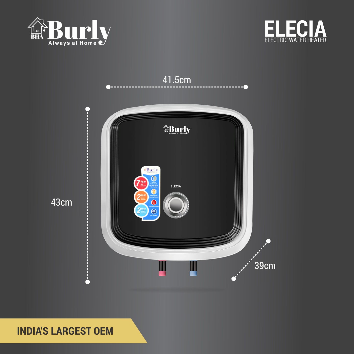 ELECIA STORAGE GEYSER 15 LTR