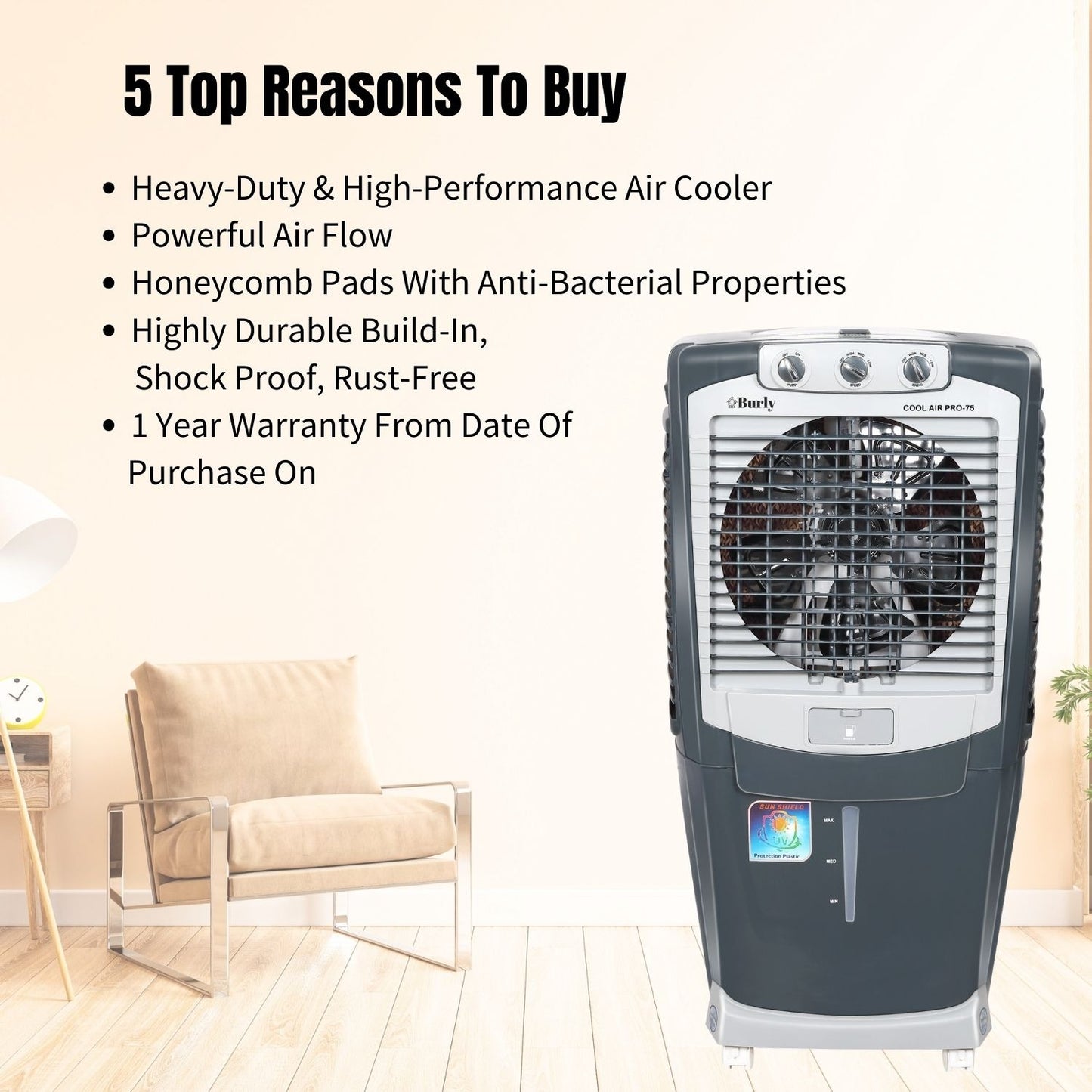 Cool Air Pro 75L – High-Efficiency Cooling, Pro-Level Performance
