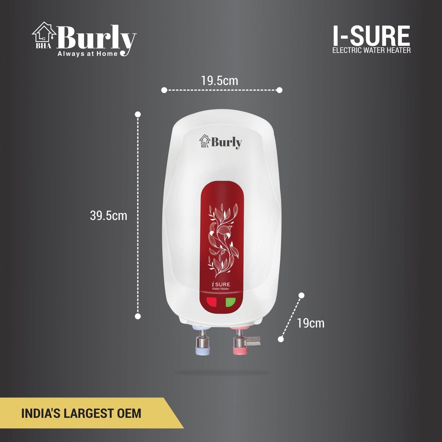 I SURE 3 INSTANT WATER HEATER - Burly Home Appliances