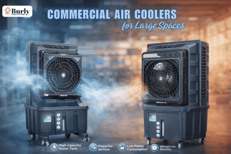 commercial air coolers for Large Spaces - Burly Home Appliances