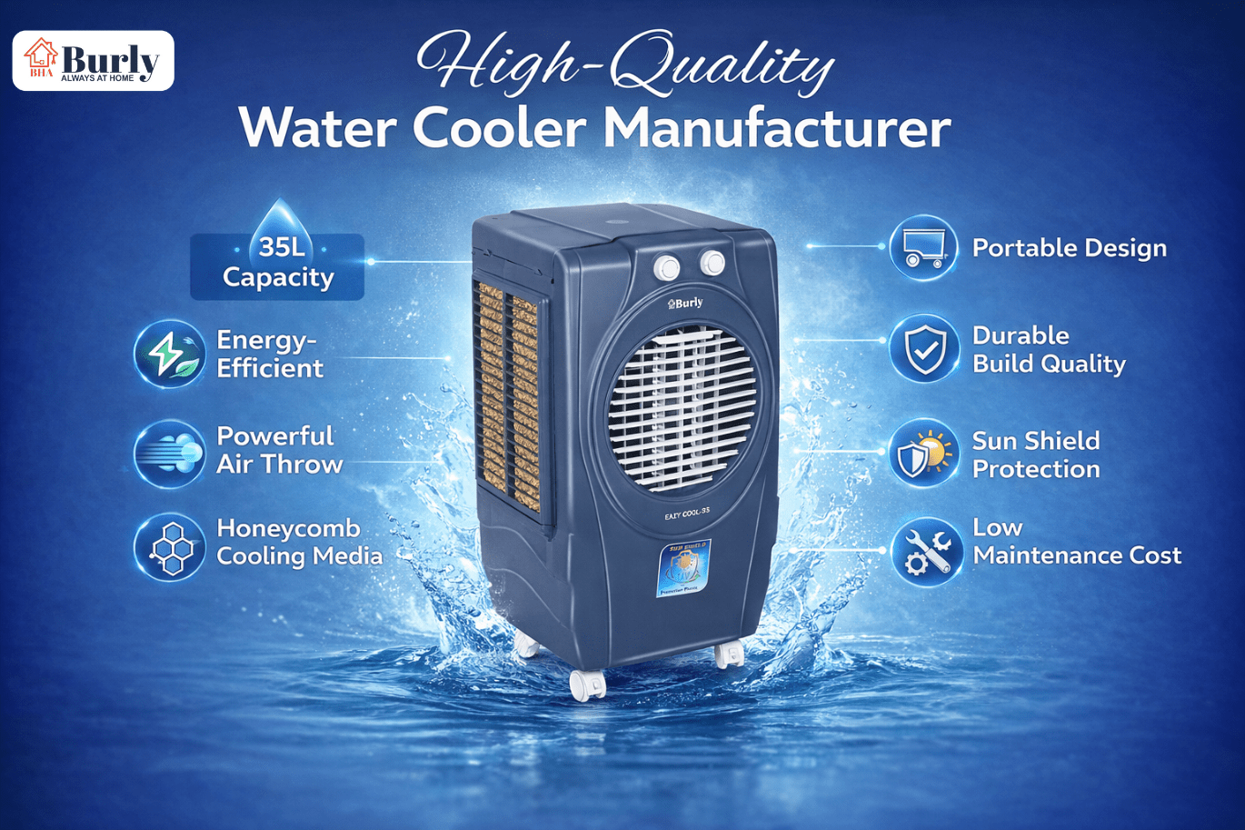 High-Quality Water Cooler Manufacturer - Burly Home Appliances