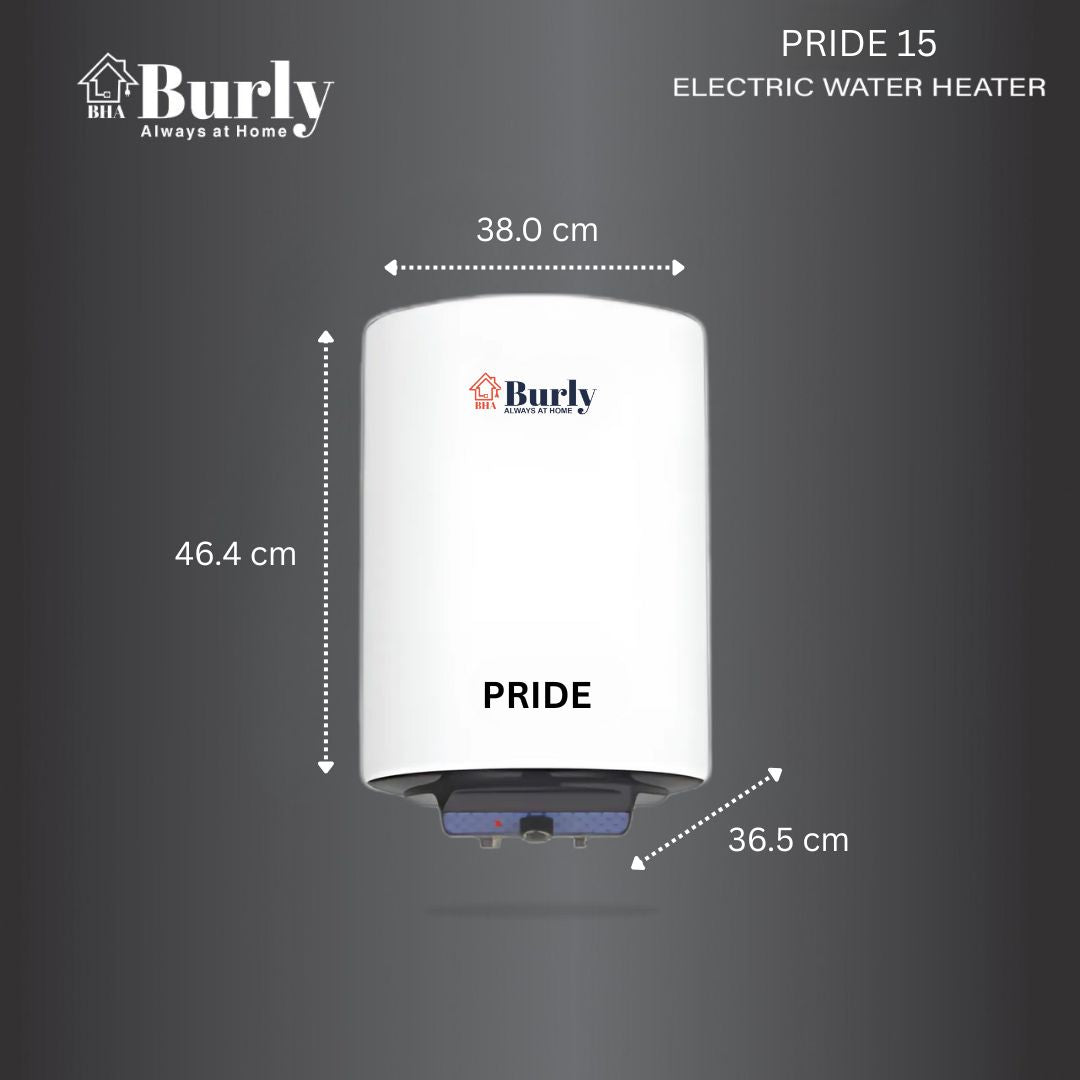 PRIDE STORAGE GEYSER 15 LTR