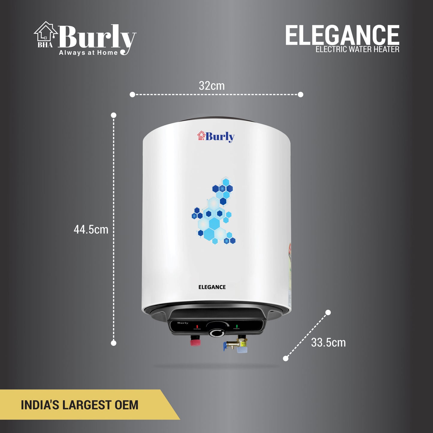 ELEGANCE STORAGE GEYSER 10 LTR