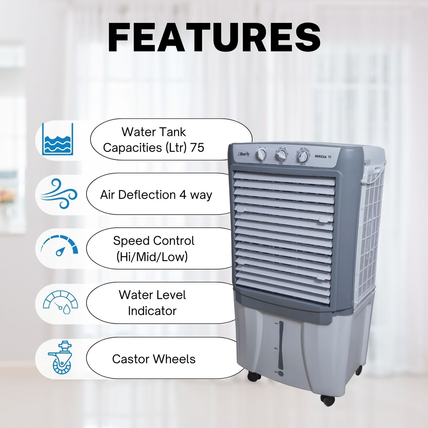 BREZZA 75L Cooler – Powerful Cooling. Smart Performance.