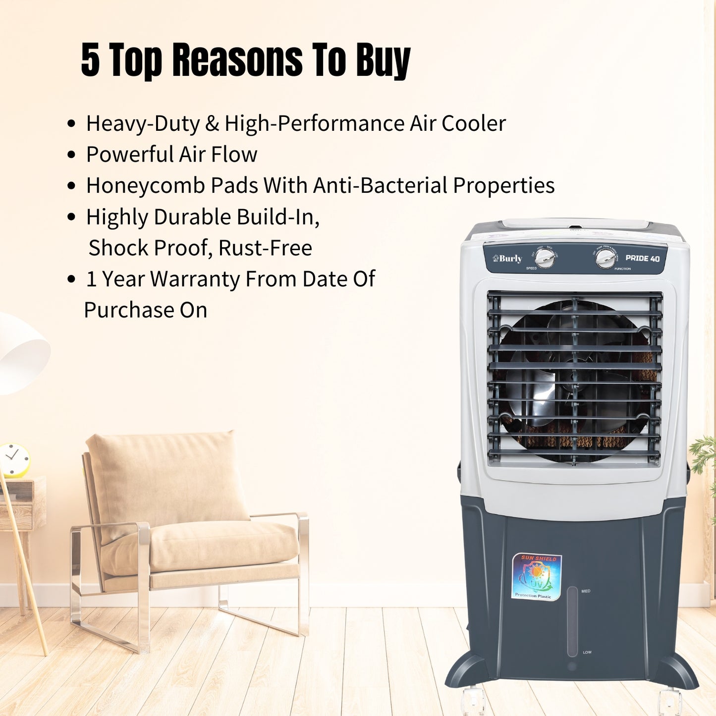 Pride 40L – Compact Design. Efficient Cooling.