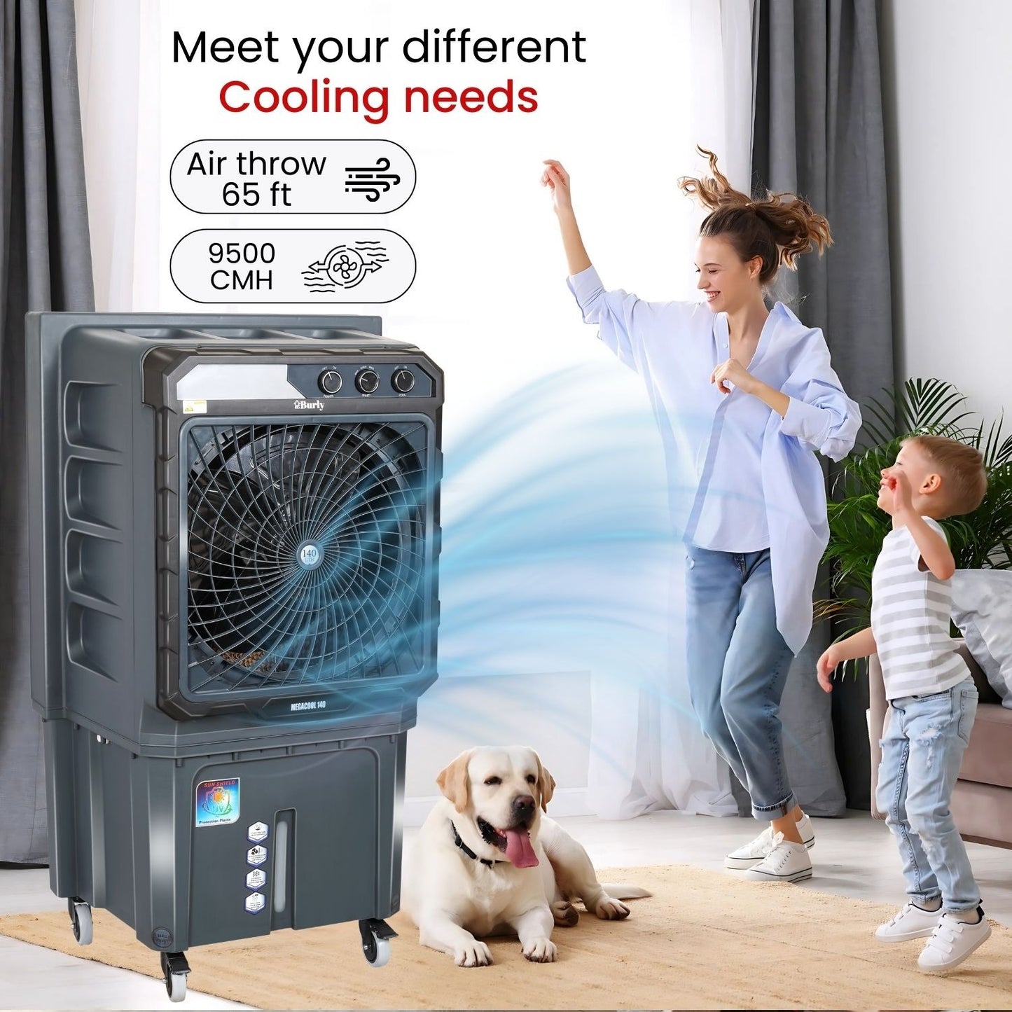Mega Cool 140L – Ultra-Large Capacity. Superior Cooling Dominance.