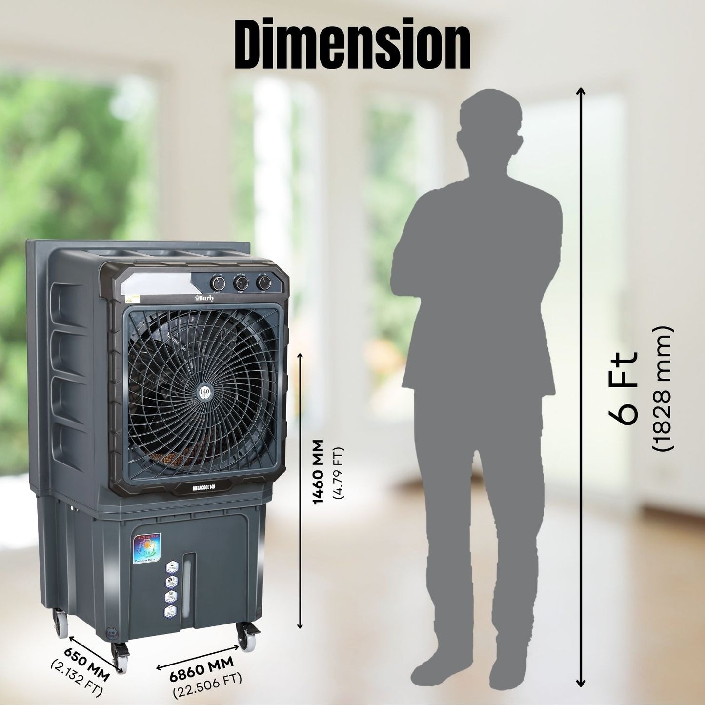 Mega Cool 140L – Ultra-Large Capacity. Superior Cooling Dominance.