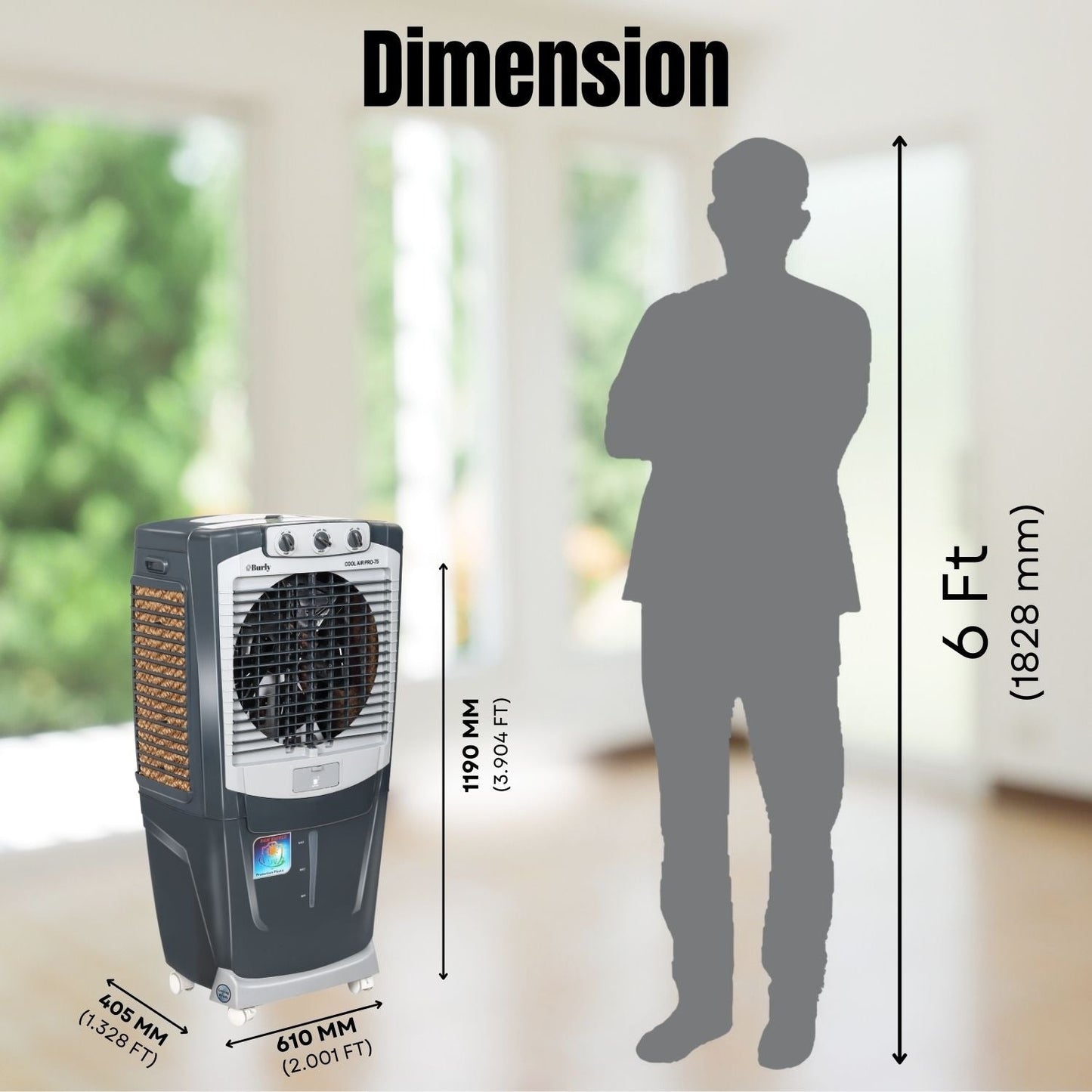 Cool Air Pro 75L – High - Efficiency Cooling, Pro - Level Performance - Burly Home Appliances