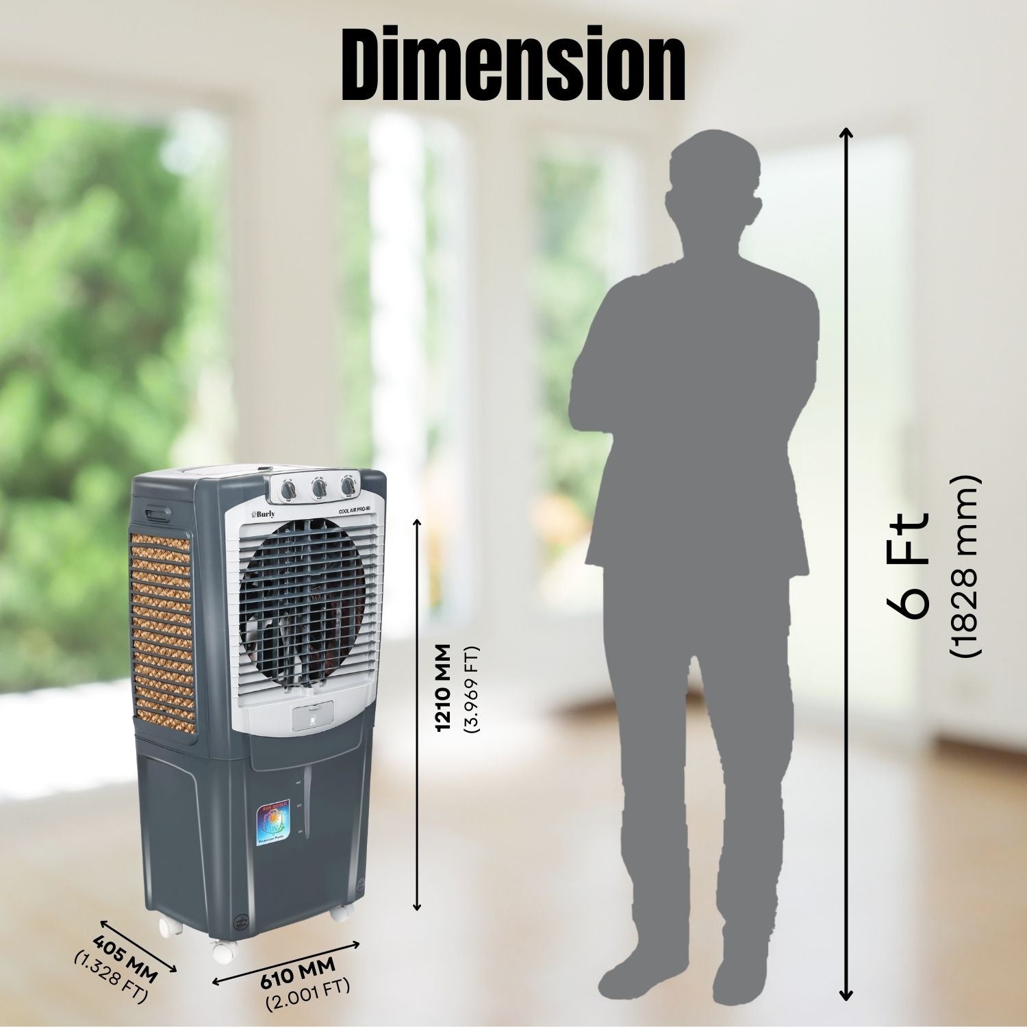 Cool Air Pro 90L – Heavy - Duty Cooling. Maximum Reach. - Burly Home Appliances