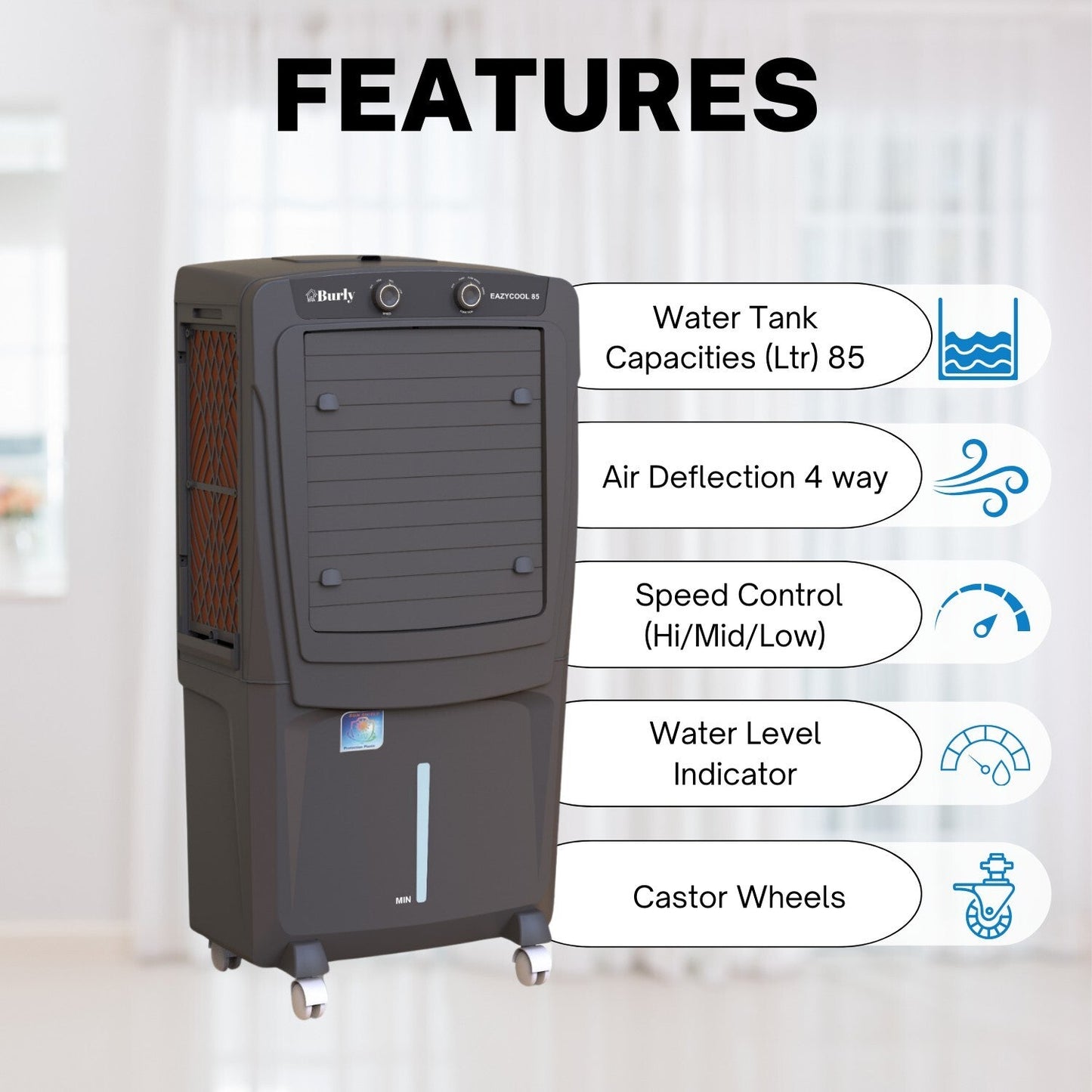 Eazy Cool 85L – Heavy - Duty Cooling. Built to Last. - Burly Home Appliances
