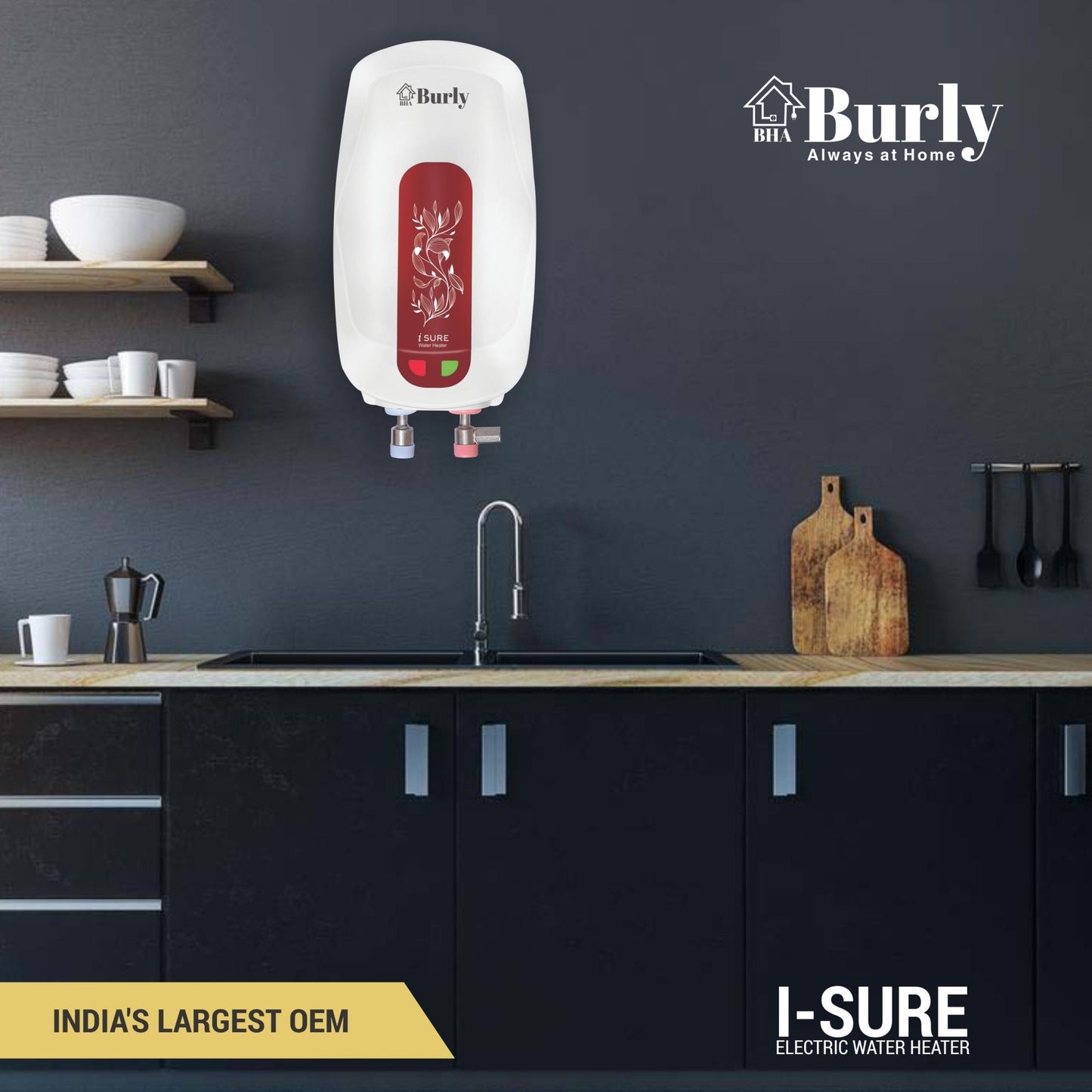 I SURE 3 INSTANT WATER HEATER - Burly Home Appliances