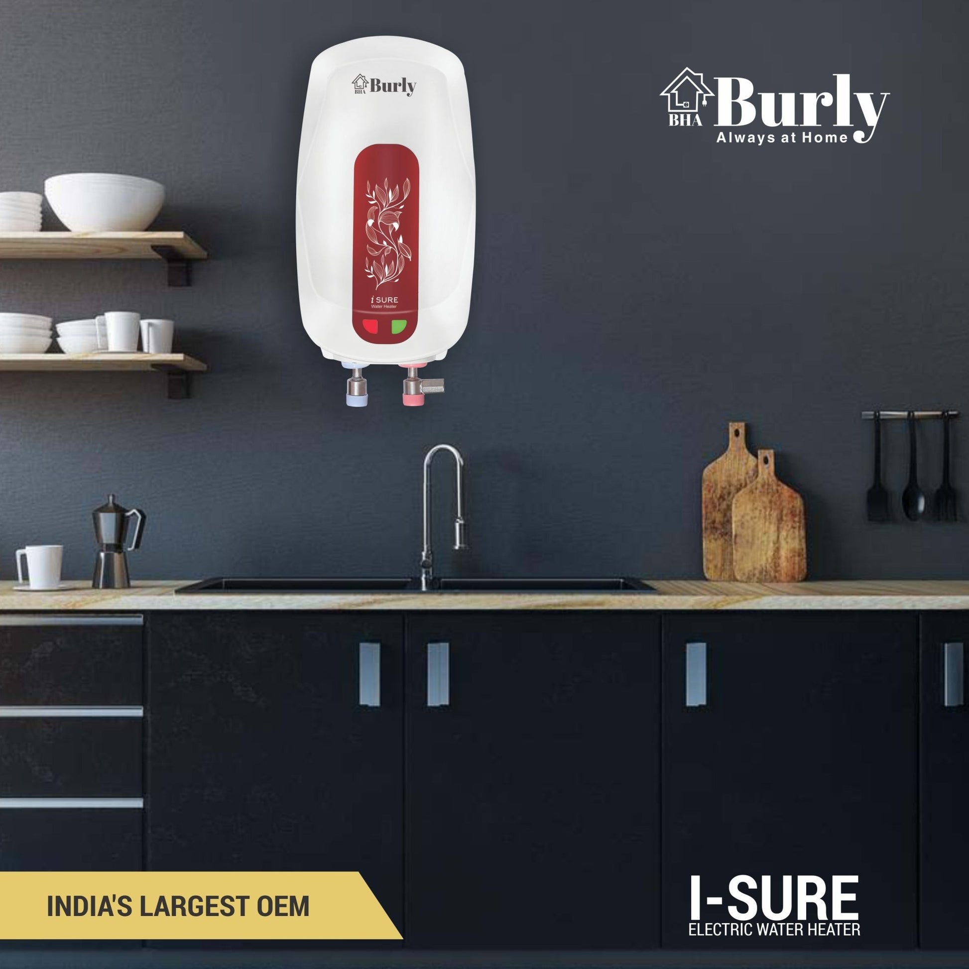 I SURE 3 INSTANT WATER HEATER - Burly Home Appliances