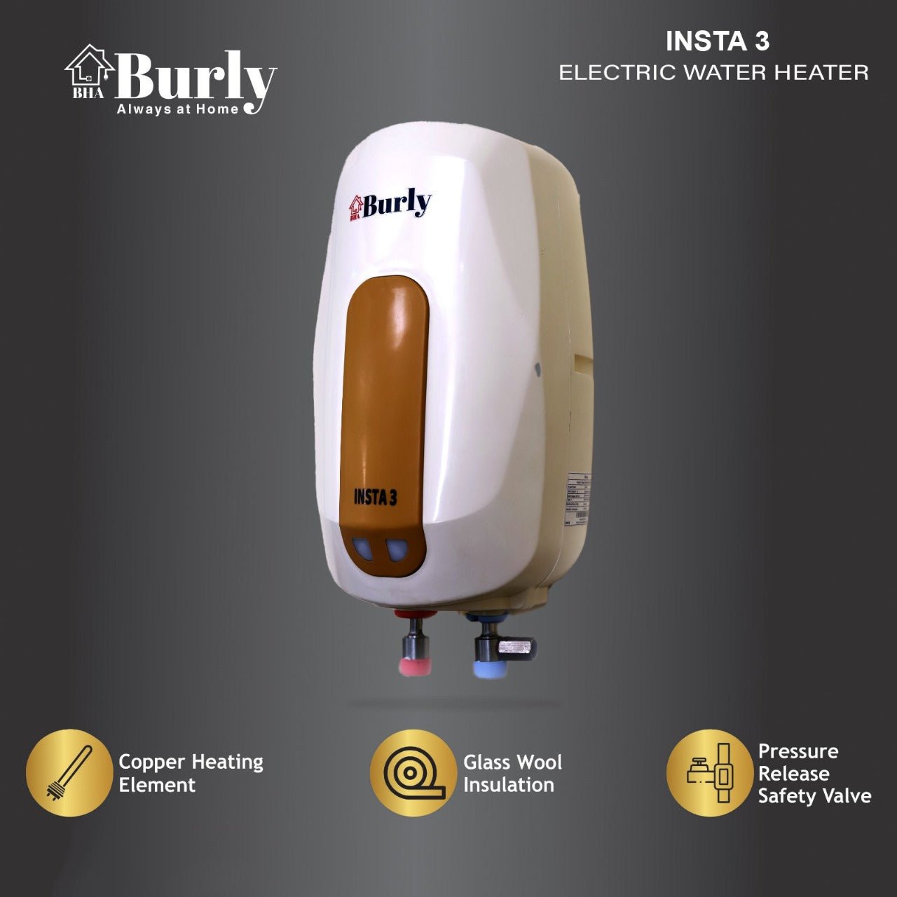 INSTA 3 INSTANT WATER HEATER - Burly Home Appliances