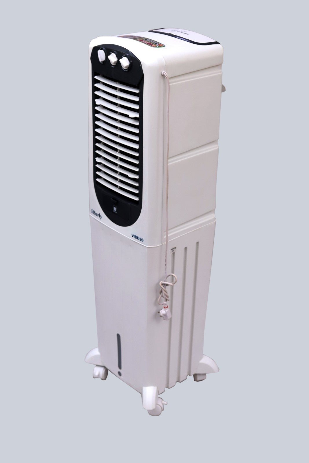 Vibe 50L Tower Cooler – Sleek Power. All - Round Cooling. - Burly Home Appliances
